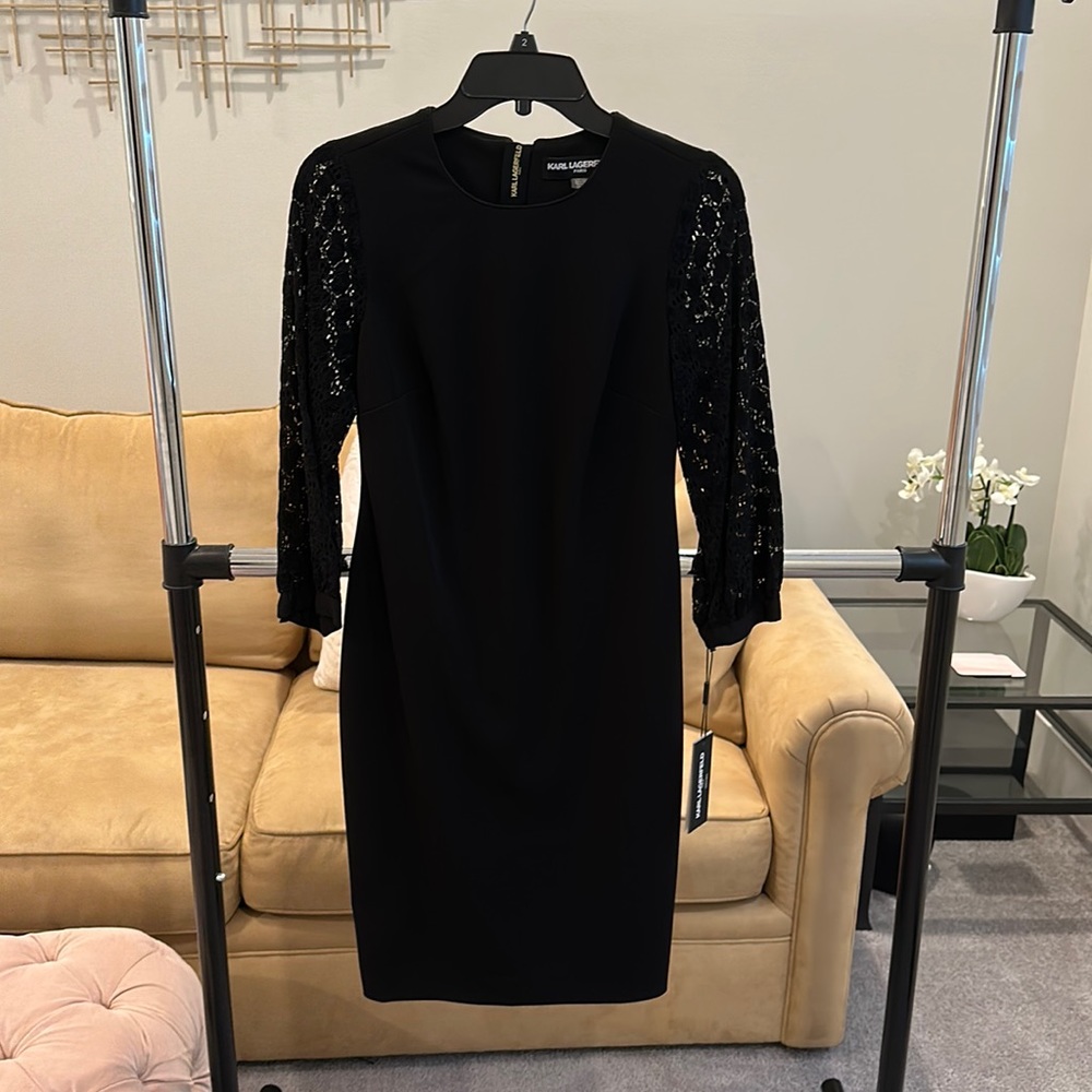 Brand new never worn - Karl Lagerfeld black dress size 2